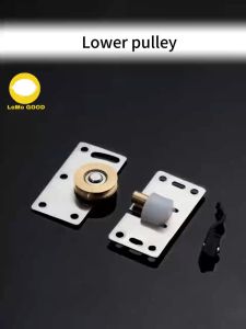 Sliding Door Roller Set Sliding Door Track sliding door roller sliding mechanism for cabinet sliding door track rail set