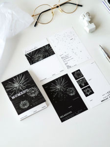 Silver Plated High Appearance Non-adhesive Memo Paper