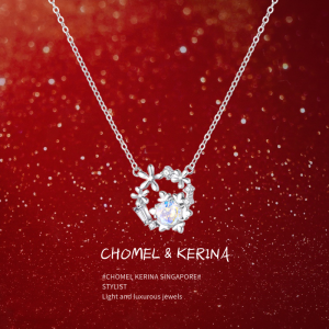 999 Pure Silver Snowflake Necklace New Design Valentines Day Gift for Women Luxury Minimalist Birthday Present Fashion Jewelry