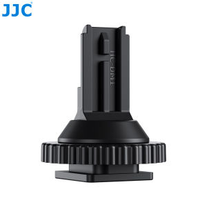 JJC Cold Shoe Adapter Mount for DJI Mic Fits Camera Hot Shoe Mounted with 1/4-20 Tripod Adapter For Live Streaming Short Film