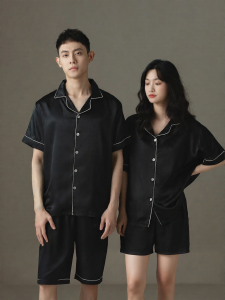 me home wear | Summer Silk Satin Sleepwear Set