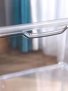 Cutiehaus Transparent Display Storage Box Organizer Rack Dustproof Household Finishing Storage Rak Penyusun Paparan Lutsinar Kalis Habuk