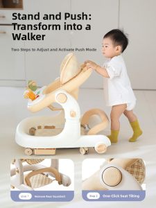 Baby Toddler Walking Trainer Anti-O Leg Design 6 to 18 Months Children One Year Old Multi-Function Learning Bicycle