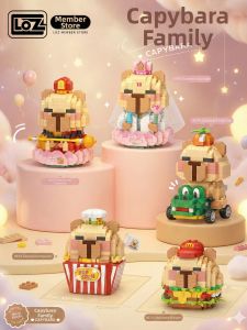 Loz | Intelligent High-Difficulty Guinea Pig Burger Figurine Building Blocks Small Pieces