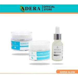 paket kecantikan produk Adera skincare darkspot flek hitam dan cream day night.