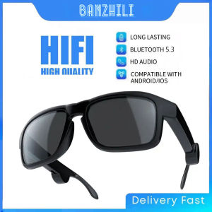 5.3 Smart Bluetooth Sun Glasses Outdoor Running Cycling Semi-Open Speakers Stereo Wireless Phone Headset Polarized Eyewears