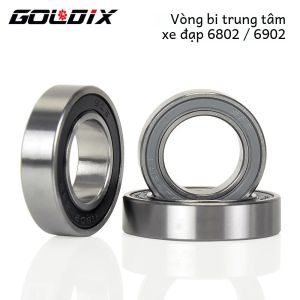 GOLDIX TPI S&S NBK 6802/6902 Xe Đạp Trung Tâm Chịu Lực Chống Nước Niêm Phong Chất Liệu Thép Cho Thụy Sĩ 370 350 240 180