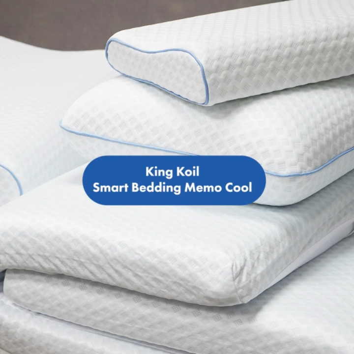 King Koil Smart Bedding Memo Cool Premium Mattress Topper