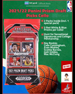 2021/22 Panini Prizm Draft Picks Basketball Card Pack. -100% Original. Trading Card Hobby Collectibles- 篮球卡盒 帕尼尼