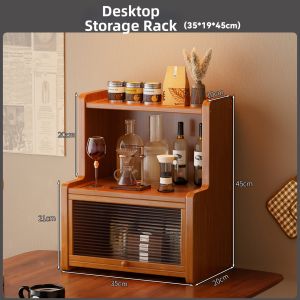 CHUJUN | Desk Display Small Tea Storage Shelf