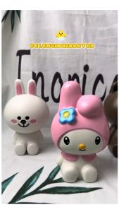 KARAKTER CELENGAN PLASTIK MOTIF LUCU ALAT MENABUNG MANUAL TABUNGAN TARGET