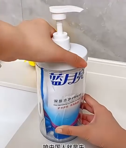 Dispenser Refill Detergen Instan Tanpa Tuang Botol Pompa Cairan Sabun Pewangi Pelembut Pouch Serbaguna