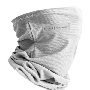 WRELS | Ice Silk Sunscreen Mask For Men Women Outdoor Cycling Face Cover Solid Color Neck Wrap UV Protection Ear Bandana Scarf Summer