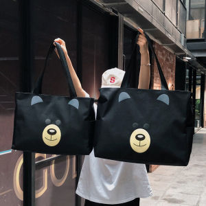 Cute Lightweight Travel Bag Womens Luggage Bag for Short Trips Business Travel Tour Large Capacity Clothes Bag Oxford Cloth Cartoon Print