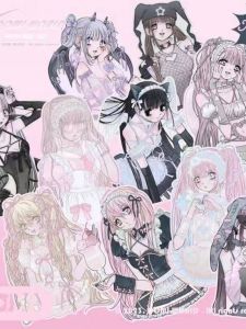 สไตล์เกาหลี ชุดสติกเกอร์ตัวละครครึ่งตัว วัสดุ DIY สร้างสรรค์ รูปทรงแปลกตา ทำด้วยมือ ชุดสติกเกอร์ตกแต่งสมุดบันทึก