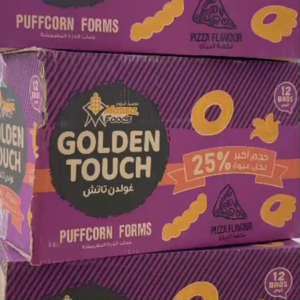 Potato Chips Pizza Flavor Golden Touch 12 Pack 104g Imported Premium Snack Crispy