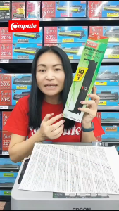 LQ-310 COMPUTE ตลับผ้าหมึกดอทเมตริกซ์ EPSON LQ-310 #S015639 คาวมยาวผ้าหมึก 14 เมตร หมึกสีดำ คมชัด อ่านง่าย ทุกตัวอักษร