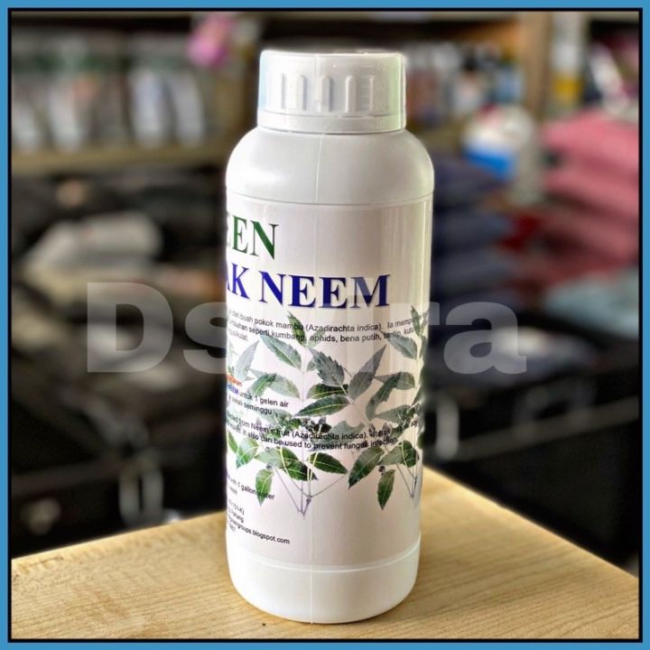 NEEM Oil With Humic Acid Organic Pesticide 1Liter👉 Minyak Neem Semambu