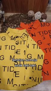 1T-4T Setelan Kemeja Anak Laki Laki Lengan Panjang 2-In-1 Set Jeans / Baju Anak Laki Laki Set Celana Jeans