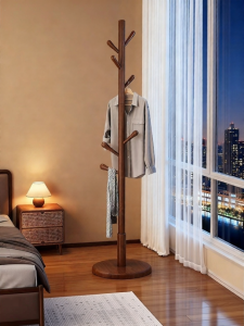 JIAJIESHI | Standing Wooden Coat Hanger
