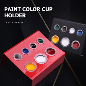 1PCS Stainless Steel Rectangle Cover Tattoo Ink Pigment Cup Caps Stand Holder Storage Container Standing Rack Tattoo Accessories