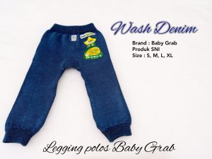 Denim series~Legging rajut polos panjang bayi dan anak "Baby Grab" SNI bayi laki-laki perempuan