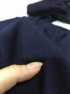 Vải cotton Lụa Hàn Quốc màu xanh đen co giãn nhẹ không nhăn(khổ 1m5)may đầm váy vest đồ công sở cho nữ đẹp sang