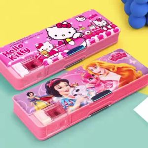 Cartoon Magnet Pencil Case Double Sided Pencil Case For Students and Kids Magnet Pencil Box To School
