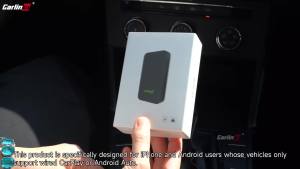 CarlinKit | CarlinKit 5.0 Wireless CarPlay Adapter Plug and Play Wired to Wireless Android Auto Car Play Mini Box Dual Mode OTA for OEM Car