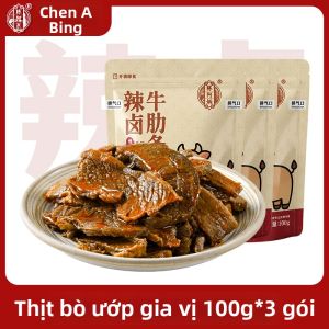 CHENABING | Thịt Bò Sườn Ướp Ớt Snack Sẵn Ăn