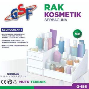 Rak Kosmetik Rak Kamar Mandi Kotak Kosmetik GSF 156 Laci Kosmetik Tempat Make Up Serbaguna