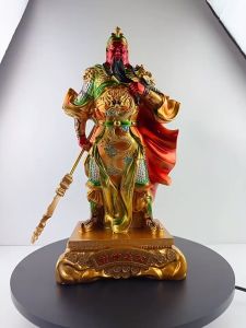 Tượng Quan Công Thánh Đế size 38cm chất liệu Composite và bột đá sơn tĩnh điện hàng cao cấp nhập khẩu Đài Loan