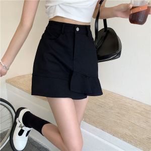 High Waist American Retro Fish Tail Mini Skirt for Small Girls Summer 2025 New Ins Student a Line Short Skirt Pants