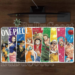 Bandai | HD Printing One Piece Luffy Roronoa Zoro Anime Gaming Mouse Pad PC Keyboard Overlock Mousepad Office 400x900mm Non-Slip Desk Mat