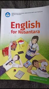 Buku Paket Bahasa Inggris Kelas 8 SMP Kurikulum Merdeka English For Nusantara