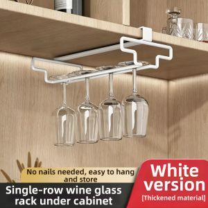 YOULE | Wine Glass Hanging Rack for Under Cabinet