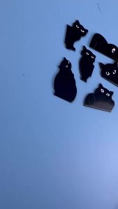 6PCS Kawaii Cat Magnetic Bookmarks - Cute Bookmark Holders for Readers Students Teachers & Book Lovers