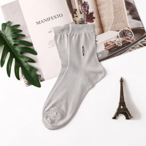 Silk Mens Socks Health Foot Care Spring Summer Autumn Single Silk Socks Antibacterial Short Tube Pure Color Mens Innerwear