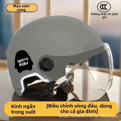 BONINGYU | Mũ Bảo Hiểm Nửa Đầu An Toàn Đạt Chứng Nhận 3C