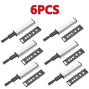 10-1PC Cabinet Catches Push To Open Damper Catch Set For Door Drawer Cabinet Magnetic Push Latches Soft Closer Rebound Hardware