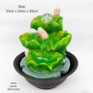 Water Fengshui Fountain Table Water Indoor Outdoor Lotus Flower Table Water Fountain Fengshui
