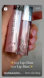 Set 3 Son Dior Maximizer 001 - Lip Glow 001 - Maximizer 038 Mini Size