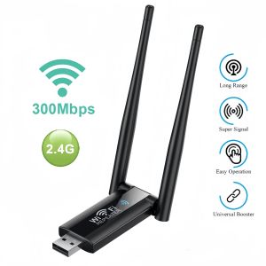 2.4G 300Mbps Wireless USB WiFi Repeater Extender WiFi Signal Amplifier Booster Long Range Wi-Fi Router Home Network Extension
