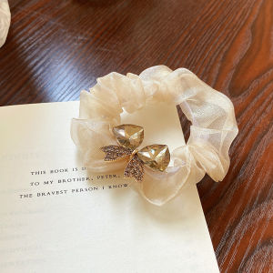 Korean Style High Elasticity Hair Ties Womens Otago Ring Slinky Luxury Water Diamond Head Ropes Non-Damaging Hair Elastic Bands