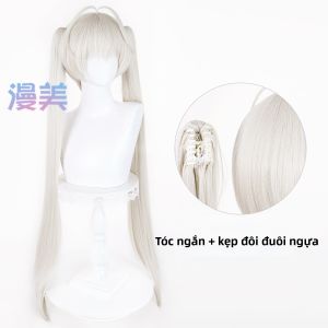 Manmei | Tóc Giả Cosplay Mùa Xuân Nishikaze Đuôi Ngựa Đôi Kẹp Mõm Hổ