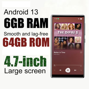 Famue | Máy Nghe Nhạc MP3 MP4 Android Bluetooth 5.0 Màn Hình IPS 4.7 Inch Chip 8 Nhân RAM 4GB ROM 32GB Âm Thanh Lossless Video 1080P Hỗ Trợ WiFi Và Play Store