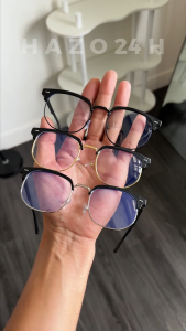 Gọng Cận Kính Mắt From Vát Cạnh Nửa Gọng Thời Trang 748 Hàn Quốc