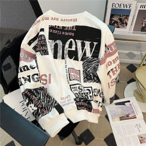 เสื้อฮู้ดแขนยาวหลวมๆ สไตล์ย้อนยุค เสื้อผ้าทำงานลำลอง แฟชั่นฤดูใบไม้ร่วงและฤดูหนาว เสื้อผ้าทำงานลำลอง