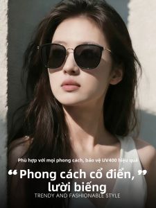 GUANGYE | Kính Mát Chống Tia UV400 Cực Hóa Gọng Lớn Siêu Nhẹ Giúp Mặt Thon