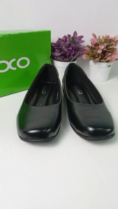 [ส่งเร็วพิเศษ!] 8am รองเท้าคัทชู รองเท้าใส่ทำงาน รองเท้านักเรียน ทรงหัวตัด ส้นสูง2cm วัสดุหนังพียู ส้นพียู ใส่สบาย พื้นนิ่ม น้ำหนักเบา X66441